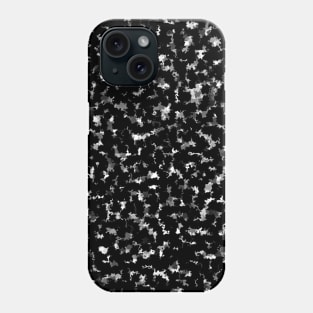 Black autumn leaves Phone Case