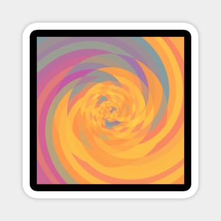 Swirl of Cute Bright Colors Magnet