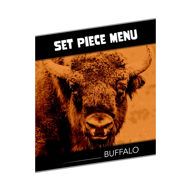 SPM Buffalo Bison Orange by Set Piece Menu Podcast