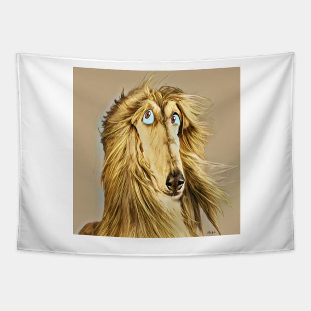 I am so Beautiful - Funny Cartoons Tapestry by Wilcox PhotoArt