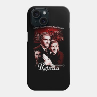 Hitchcock's Rebecca Inspired Design Phone Case