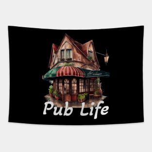 Pub Life Tapestry