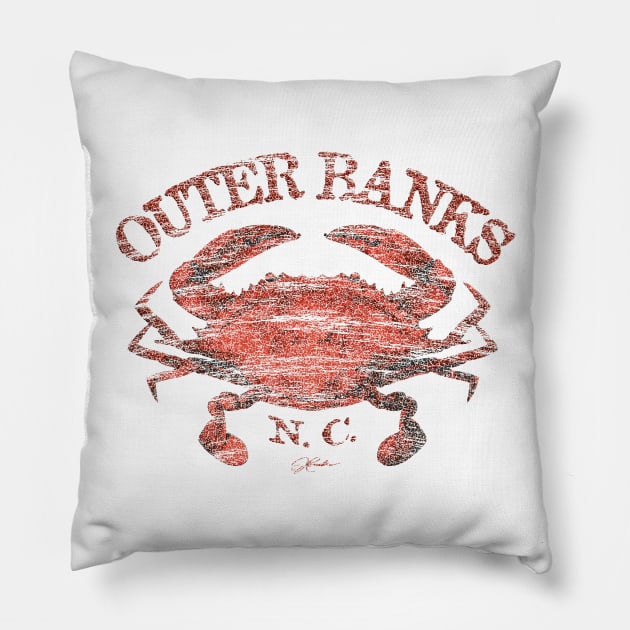 Outer Banks, NC, Atlantic Blue Crab Pillow by jcombs