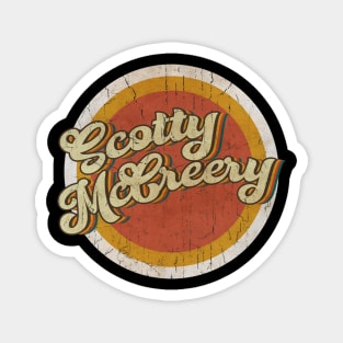 circle vintage Scotty McCreery Magnet