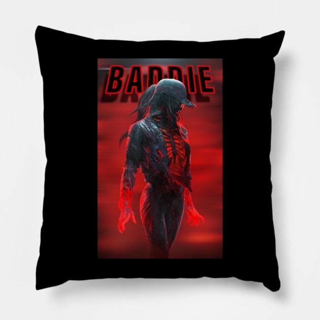 BADDIE DESIGN Pillow by CazzyShop