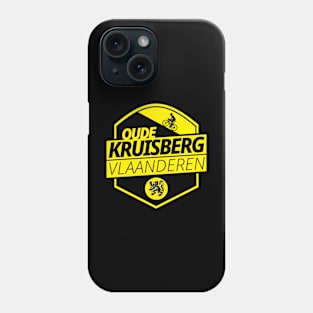 Oude Kruisberg Cobbled Climb Cycling Flanders Belgium Phone Case