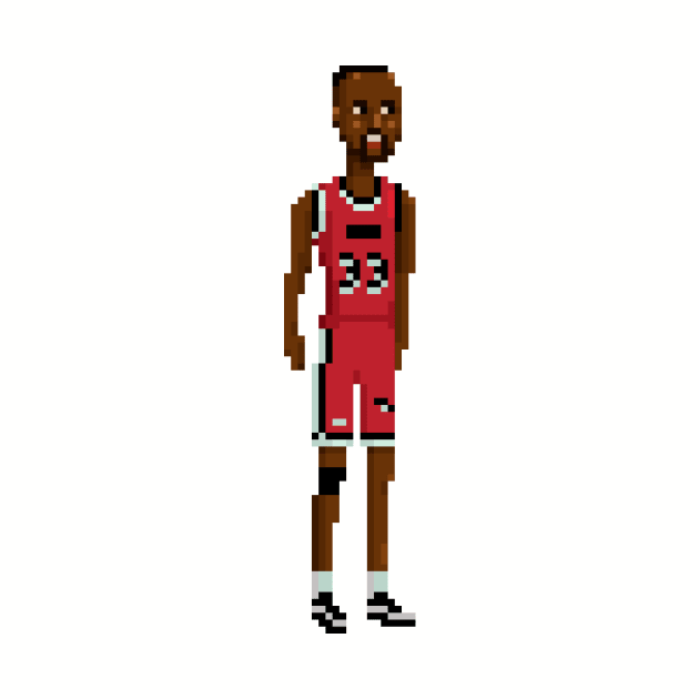 Alonzo Mourning by PixelFaces