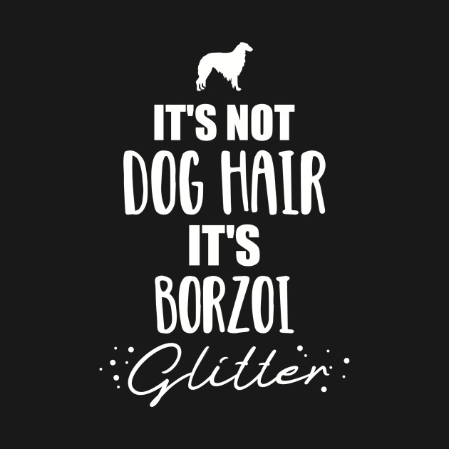 Its Borzoi Glitter Tee Shirt Design Long Sleeve Shirt