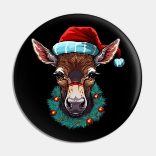 Okapi Christmas Pin