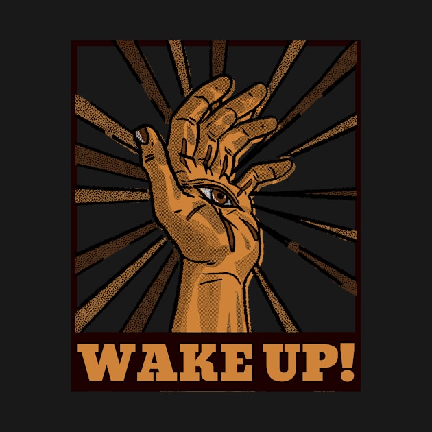 WAKE UP  Truther t-shirt by The MYSTIC ILLUMINARE