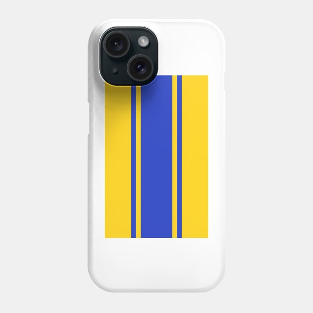 Glenavon Retro Yellow Blue 1999 Phone Case by Culture-Factory