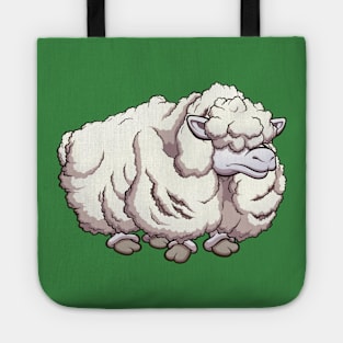 Hairy Cartoon Sheep Tote