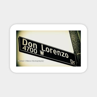 Don Lorenzo Drive, Los Angeles, California by Mistah Wilson Magnet