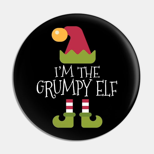 Christmas I'm the Grumpy Elf Pin by MilotheCorgi