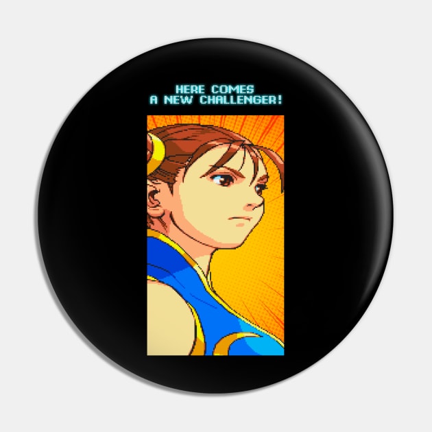 Here Comes A New Challenger - Chun Li Pin by nocartinslot