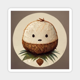 Cute cartoon coconut Magnet