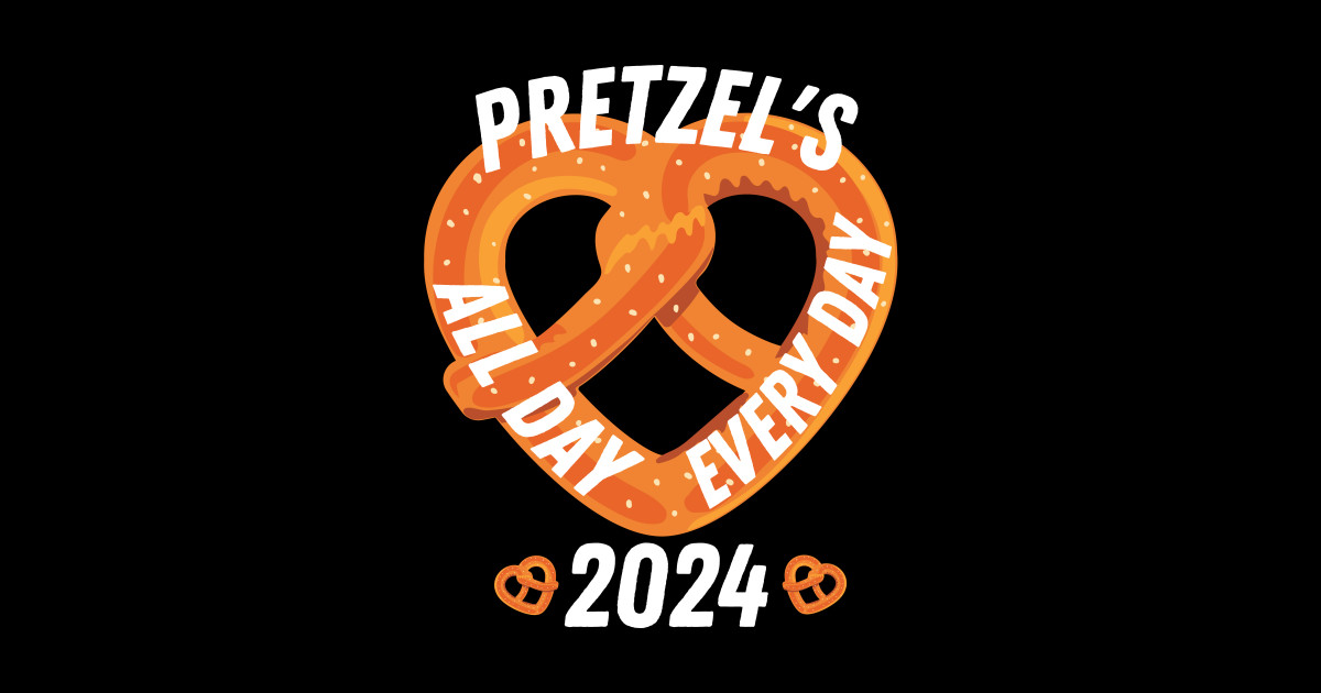 Happy National Pretzel Day 2024 Pretzel Day Sticker TeePublic