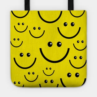 smiley face happy Tote