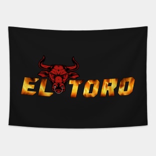 El Toro Bull Six Flags Great Adventure Tapestry