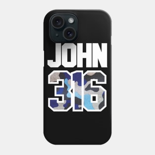 JOHN 3:16 Bible Verse Phone Case