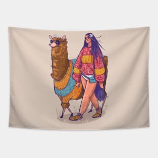 Cool Alpaca Tapestry