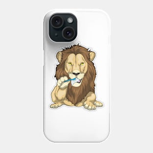 Lion Brush teeth Toothbrush Phone Case