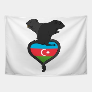 Gerbil Azerbaijan (dark) Tapestry