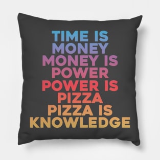 Time Is Money Pillow