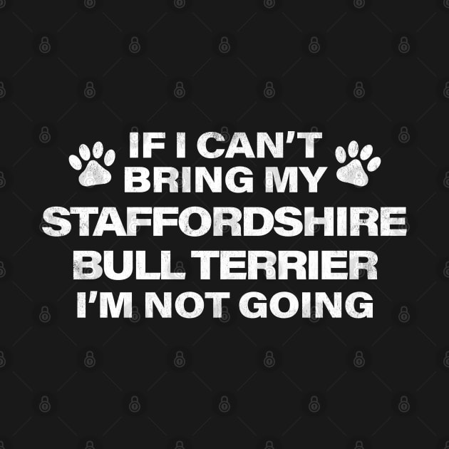 Staffordshire Bull Terrier Dog Design by MapYourWorld