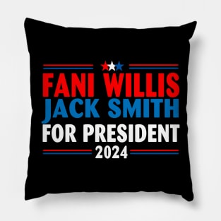 Fani Willis Jack Smith For President 2024 Pillow