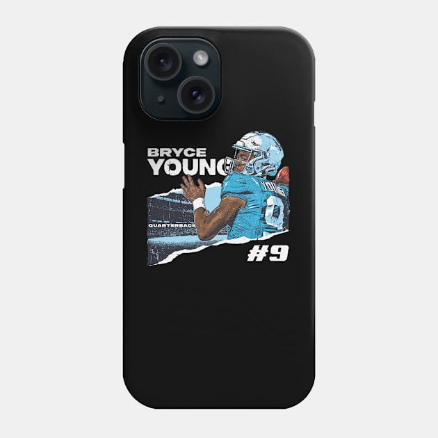 Bryce Young Carolina Torn Phone Case by danlintonpro