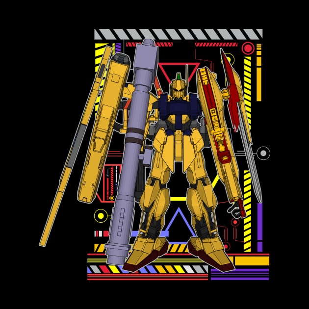 The MSN-00100 (MSN-100, MSN-001) Hyaku Shiki by gblackid