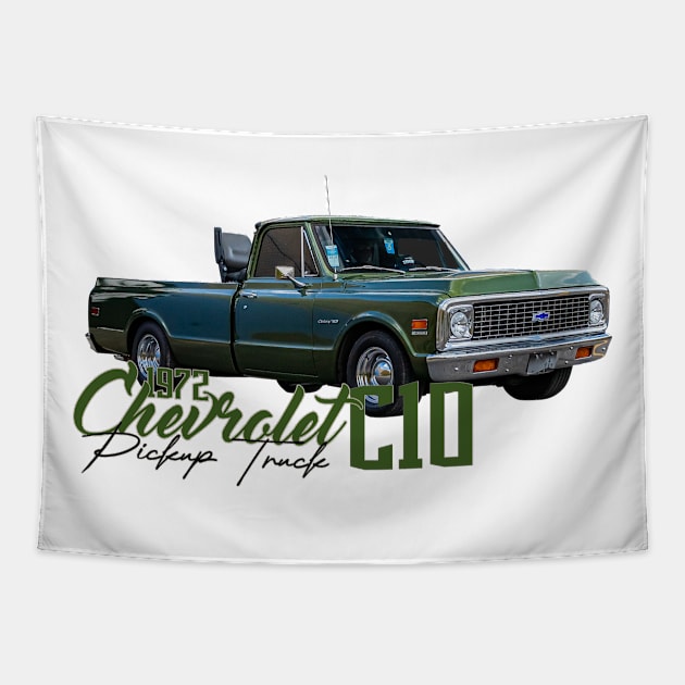 1972 Chevrolet C10 Pickup Truck Tapestry by Gestalt Imagery