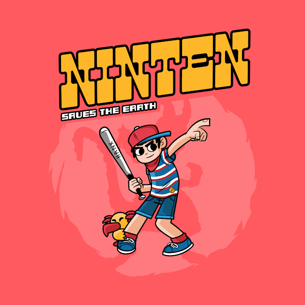 Ninten saves the Earth by Haragos