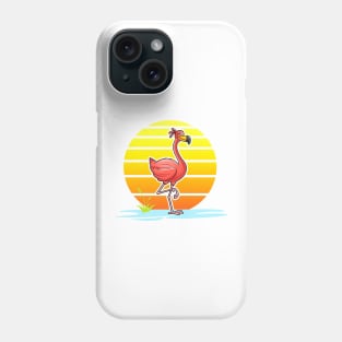 flamingo cartoon Phone Case