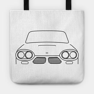 Bond Equipe GT4S 1960s British classic car black outline graphic Tote