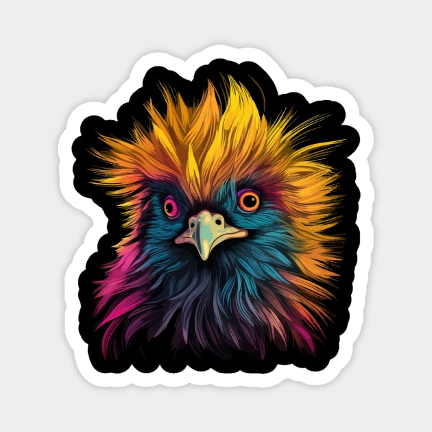 Silkie Coloring Book Magnet by JH Mart