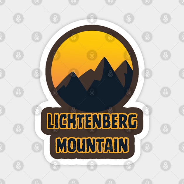 Lichtenberg Mountain Magnet by Canada Cities