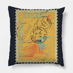 Athens, Greece Travel Destination Pillow