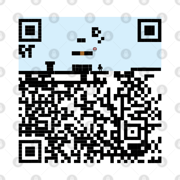 Super QR Code Bros by downsign