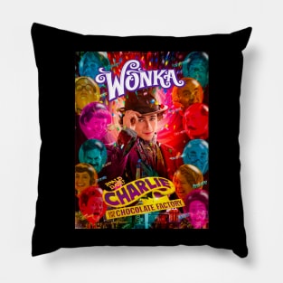 Wonka fan Artwork Pillow