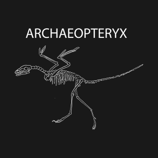 Dinosaurier Fossil Skelett Archaeopteryx T-Shirt