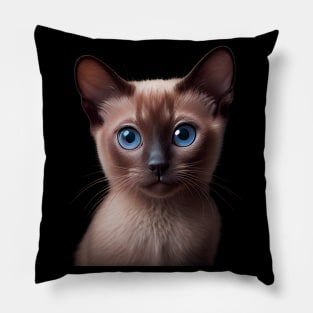 Tonkinese Cat - A Sweet Gift Idea For All Cat Lovers And Cat Moms Pillow