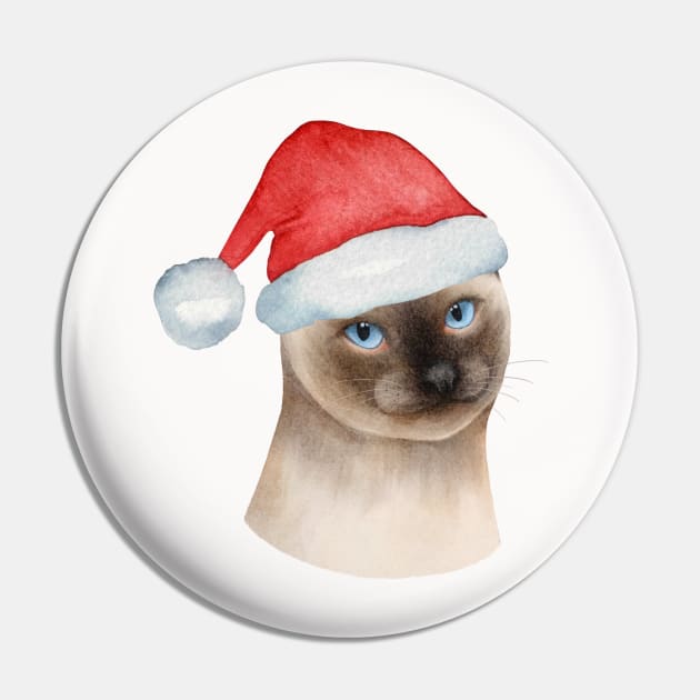 Cute And Lovely Animals With Christmas Pin by AbstractArt14