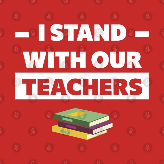 Teachers Quote DesignI Stand With Our Teachers,Stand Against Book Banning by samirysf