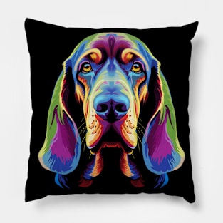 Bloodhound Dog Pop Art Pillow