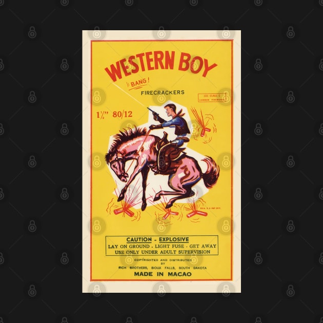 VINTAGE FIRECRACKER WESTERN BOY by kakeanbacot