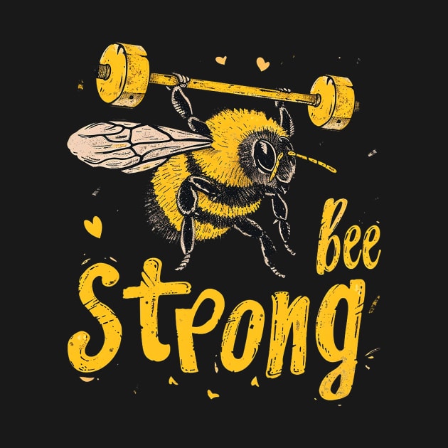 bee strong by Stephanie Francoeur Art