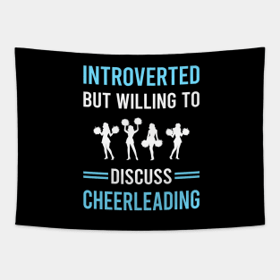 Introverted Cheerleading Cheerleader Tapestry