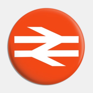 British Rail Double Arrow logo Pin